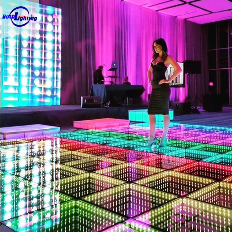 hot selling Night Club wireless interactive dance floor 3d dance floor