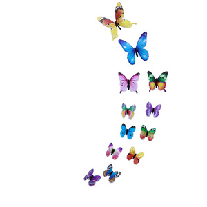 Simulation Luminous Butterfly 3D Wall stickers Festival Party Living Room Decoration Glow In The Dark