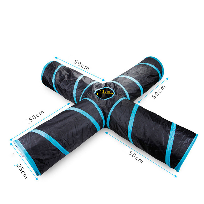 Pet Cat Tunnel Toy Indoor Outdoor Pet Training Toys For Rabbit Cat Play Tunnel Tube Toys