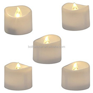 Flameless LED Tea Lights Candles Battery Powered Coloful Flickering Pillar Candles Votive Tealight Romantic party Home Decor