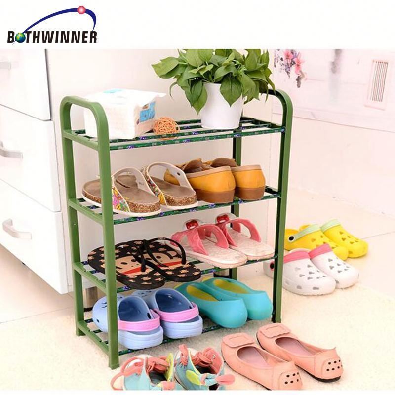 4 tier shoe rack HOPeg 4-tier entryway shoe shelf