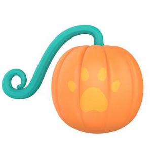 Smart Cat Toys Pumpkin Teaser Ball Cat Toy Electric Rotating Light-up Ball Intelligent Automatic Rolling Ball USB Rechargeable