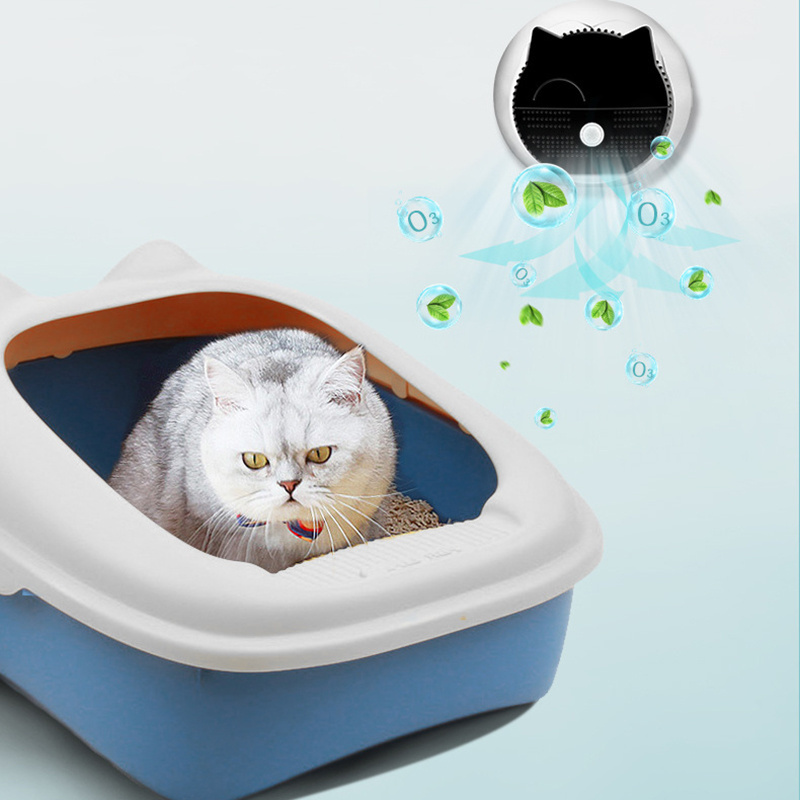 Mini Rechargeable Cat Litter Box Deodorizer Smart Pet Automatic Odor Eliminator Dog Scent Smell Cleaner