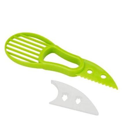 Creative with protective cover avocado slicing knife peeling and peeling pulp separation slicer kitchen fruit tools