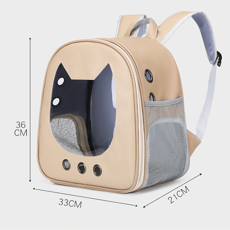 Pet Carrier Bag Pets Backpack Outgoing Carry Cats Double Shoulder Bag Travel Breathable Puppy Bags Carriers