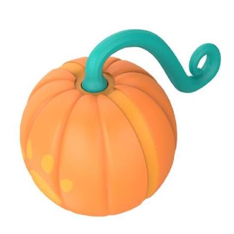 Smart Cat Toys Pumpkin Teaser Ball Cat Toy Electric Rotating Light-up Ball Intelligent Automatic Rolling Ball USB Rechargeable