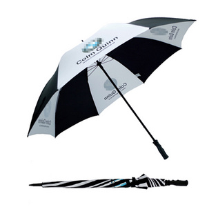 Top Quality Promotional Bestselling Golf Umbrella With Logo Printing EVA Travel Polyester Opp Bag Pongee Store Fiberglass