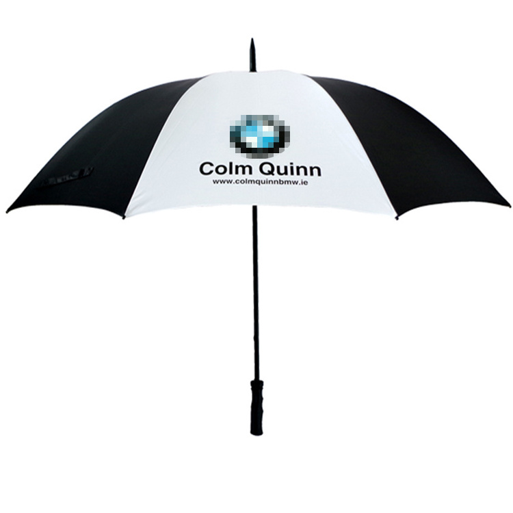 Top Quality Promotional Bestselling Golf Umbrella With Logo Printing EVA Travel Polyester Opp Bag Pongee Store Fiberglass