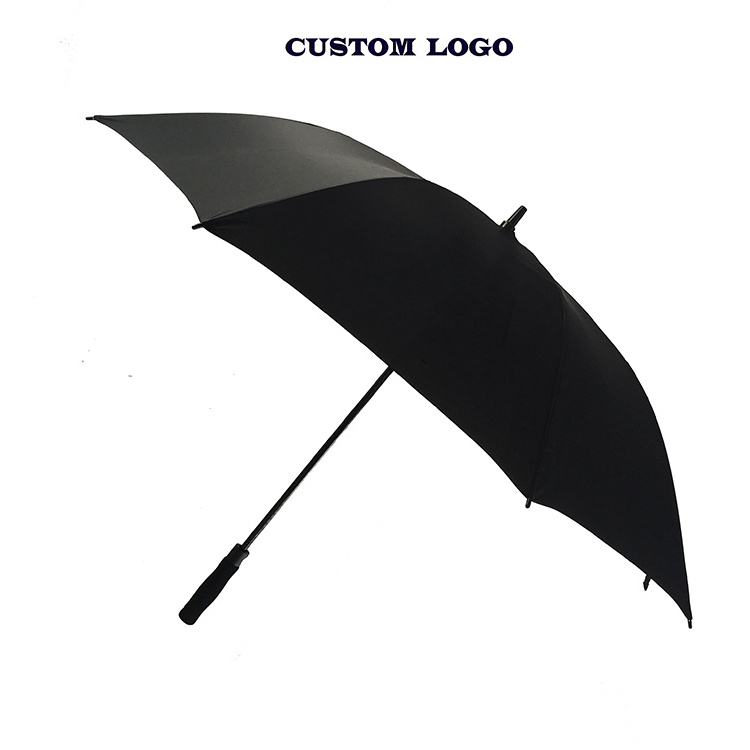 Big Luxury Promotional Branded Custom Weatherproof Print OEM Golf Umbrella With Logo Printing Advertising