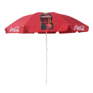 Company Custom Branded Large Commercial Beach Umbrella