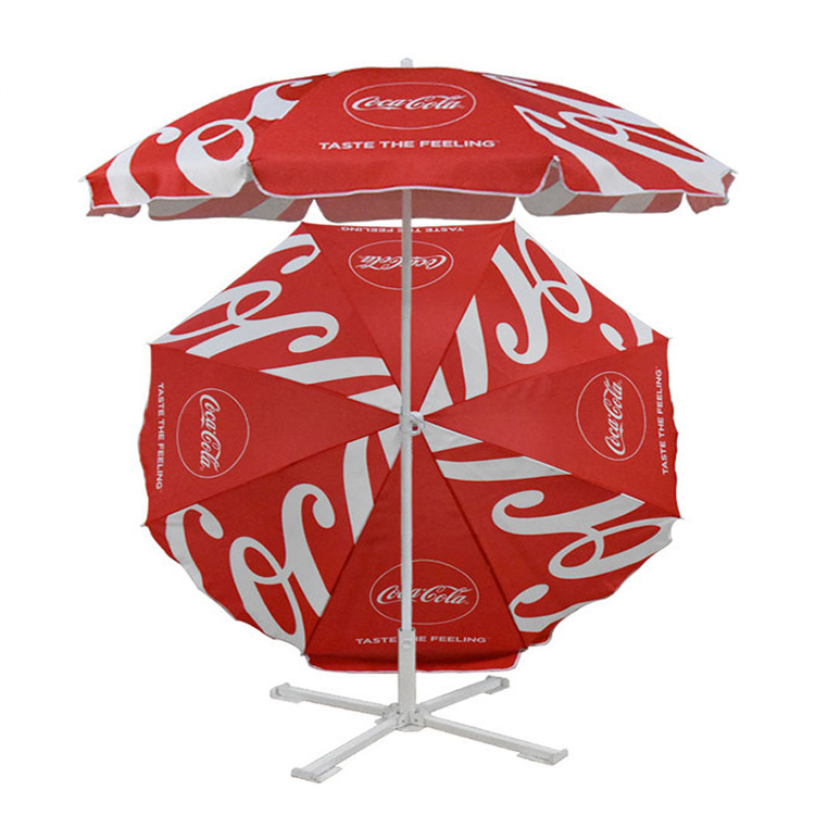 Company Custom Branded Large Commercial Beach Umbrella