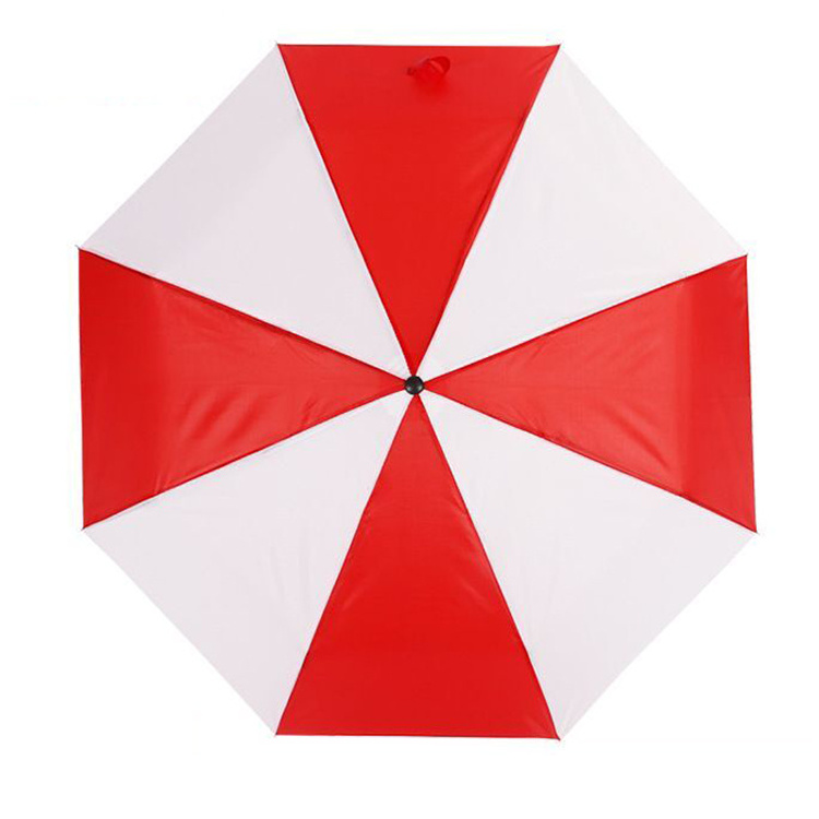 Cheap Made Promotional Uv Custom Umbrella With Logo Print Manual Fold Rain Anti-uv  Paraguas 3 Folding Umbrella