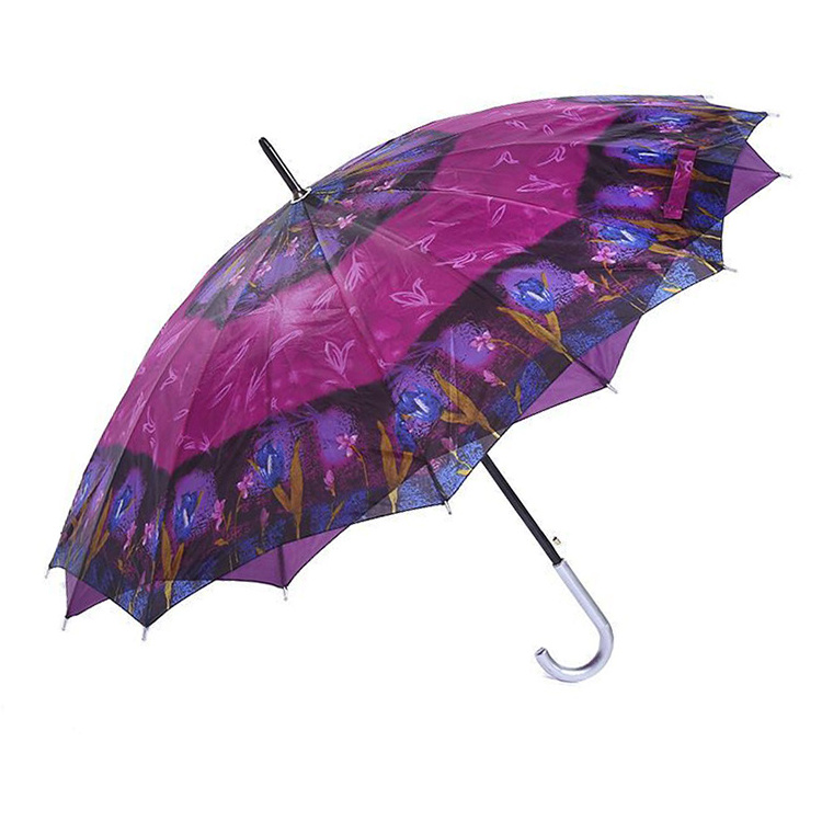 Peru Style 16K Cheap Auto Open Straight Umbrella