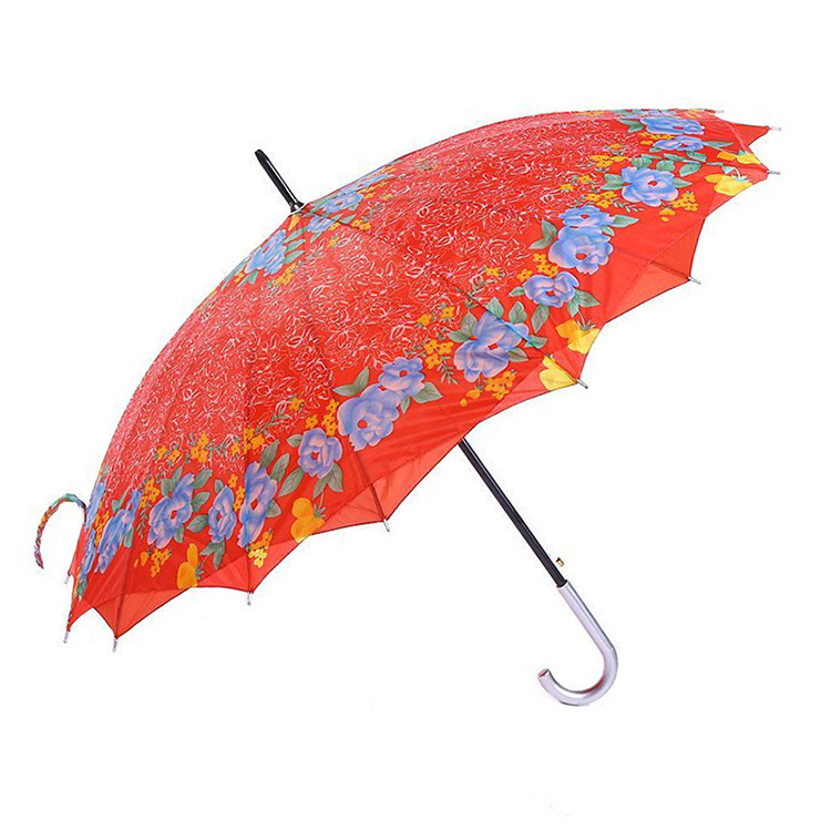 Peru Style 16K Cheap Auto Open Straight Umbrella