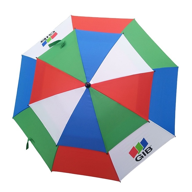 Wholesale Sales Golf Umbrella Uv Protection Product Golf Umbrella Automatic Outdoor Long Straight Stick Umbrella