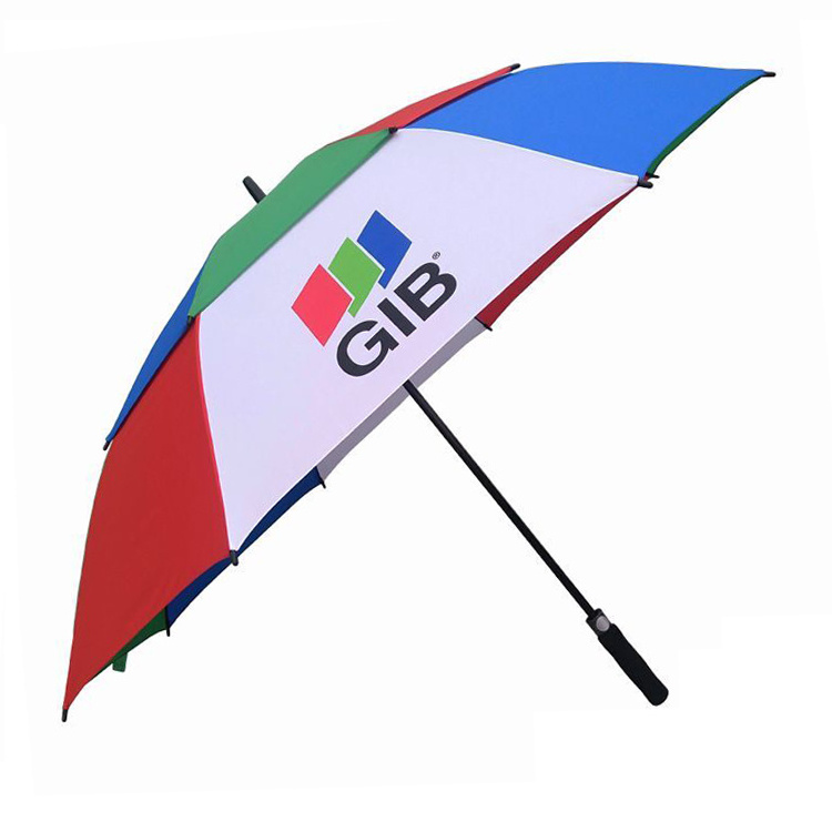 Wholesale Sales Golf Umbrella Uv Protection Product Golf Umbrella Automatic Outdoor Long Straight Stick Umbrella