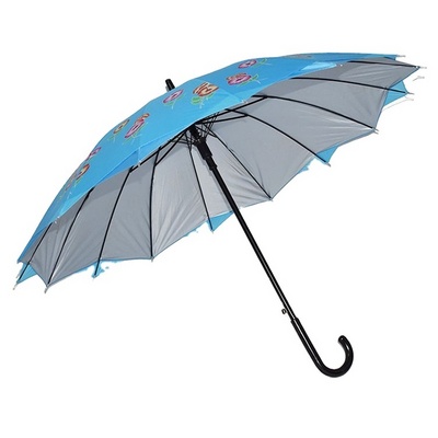 Paraguas Colombia Design 16 Ribs Double Canopy Cheap Straight Umbrella