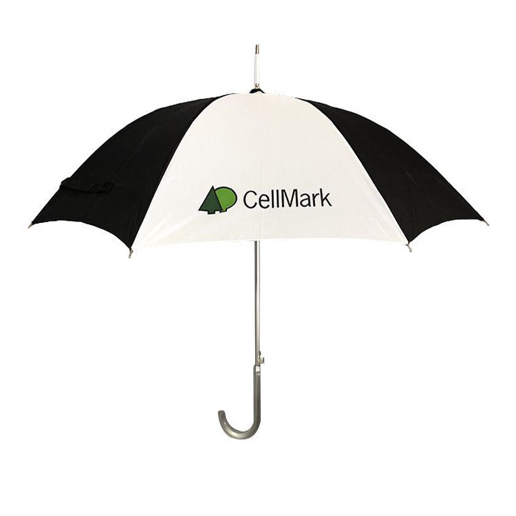 Business Straight Advertising Umbrella Color Fiber Umbrella Long Handle Fully-automatic Sun Rain Golf Umbrella