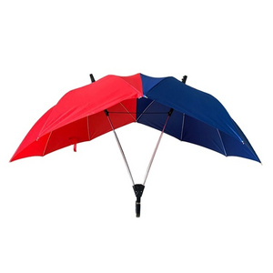 Creative New Design Automatic Open Two Person Canopy Double Couple Twins Lover Umbrella