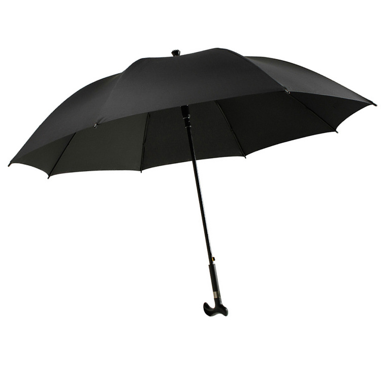 Semi-automatic Umbrella Gentleman Suitable For Old Man Cane Giveaways Walking Stick Umbrellas