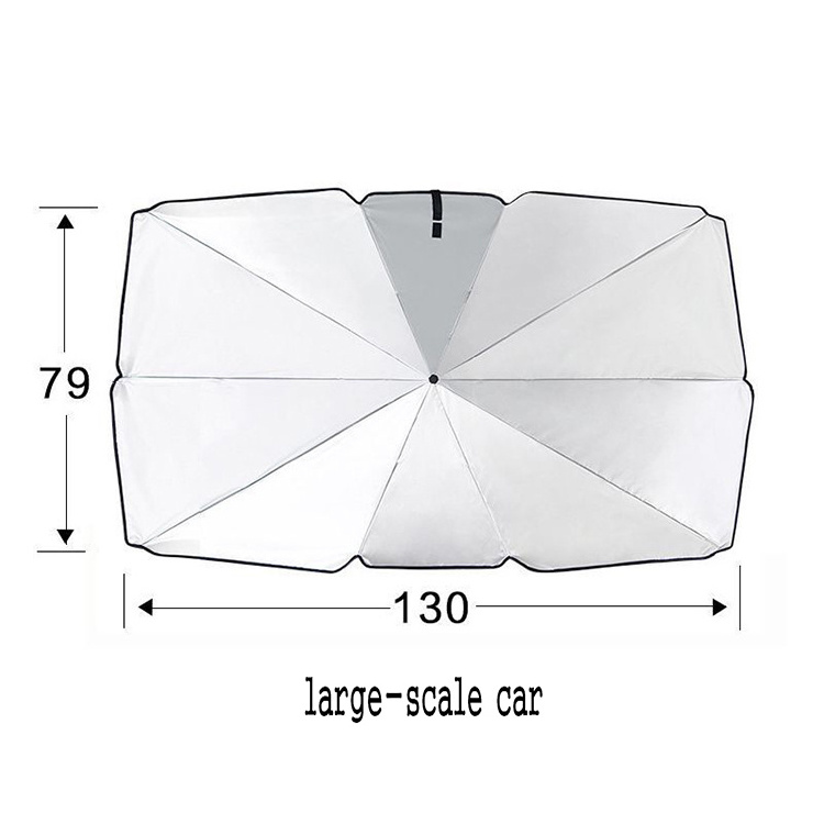 Factory Portable Sun Uv Protection Car Umbrella Sun Shade Windshield Sunshade Car Front Side Window Umbrella For Car