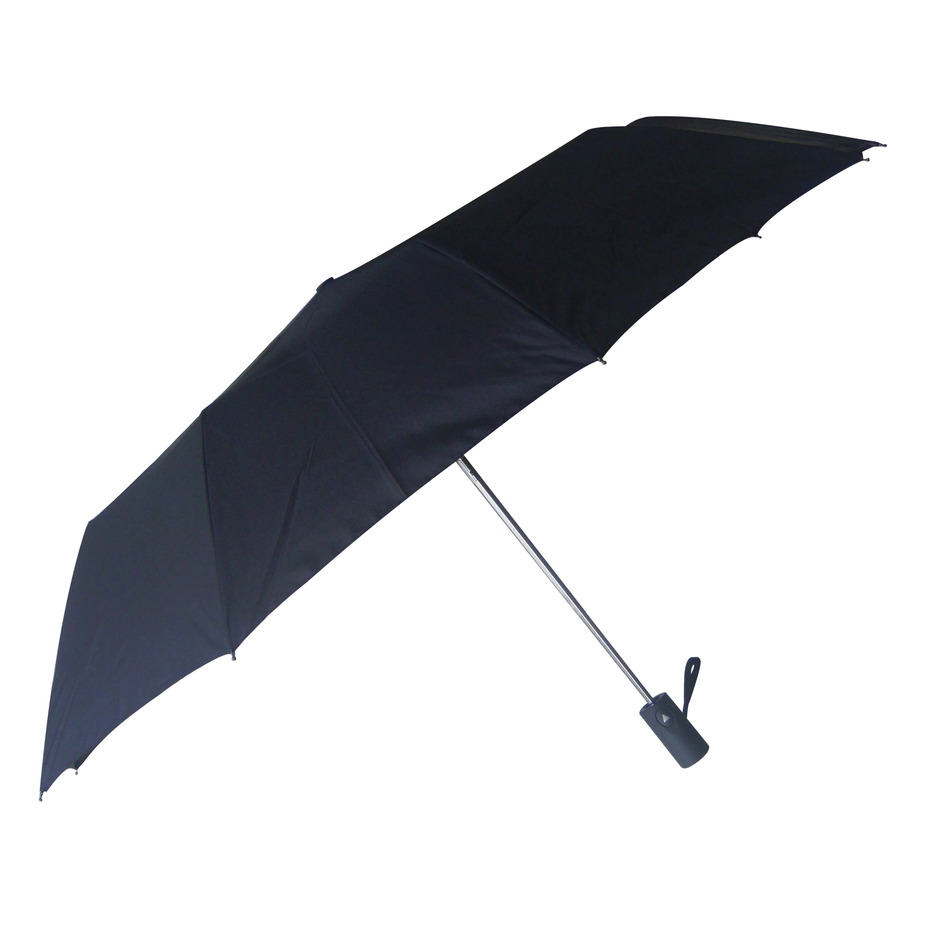 RPET Eco-friendly Windproof Pongee Rain Travel 3 Folding Auto Open Folding Uv Automatic Foldable Umbrella For Rain