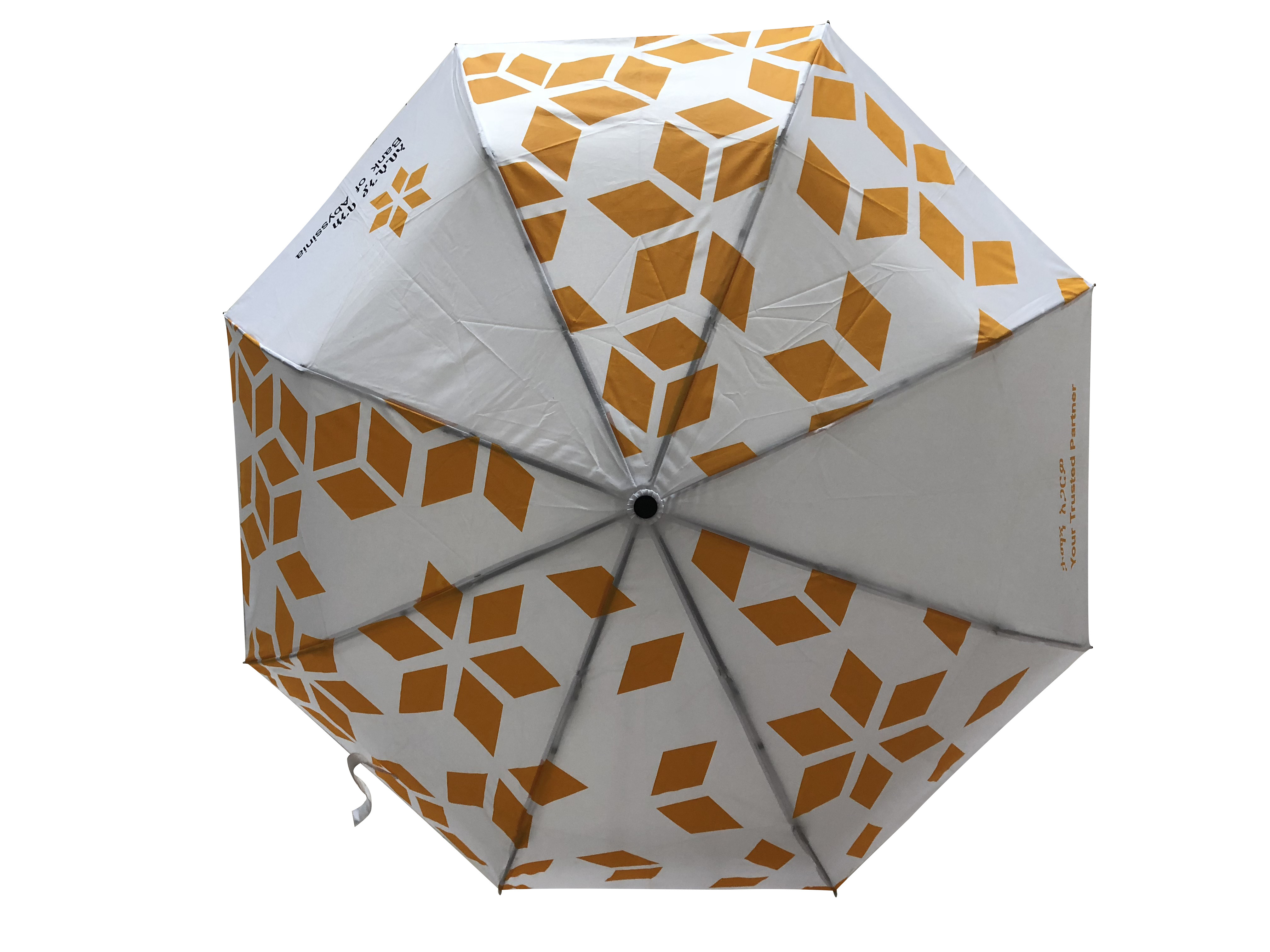 Eco-Friendly Recycled PET Promotional Uv Custom Umbrella With Logo Print Rain Anti-uv Foldable 3 Automatic Folding umbrella