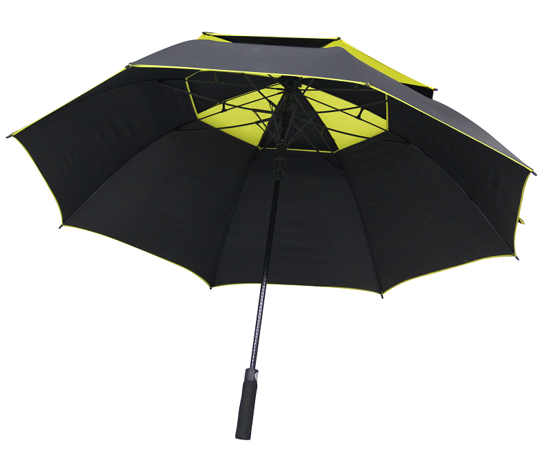 Fiberglass Straight RPET Eco-Friendly  Golf Umbrella Custom Printed Promotional Umbrella With Custom Logo For Adults