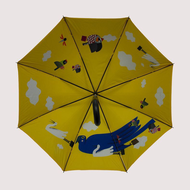 Business Big Waterproof Golf Umbrella Auto Open Custom Logo Printing Straight Umbrella Windproof Golf Umbrella