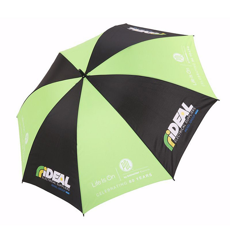 Umbrella Golf Umbrella Metal Shaft Heat Transfer Modern Golf Umbrellas Outdoor With Custom Logo For Adults