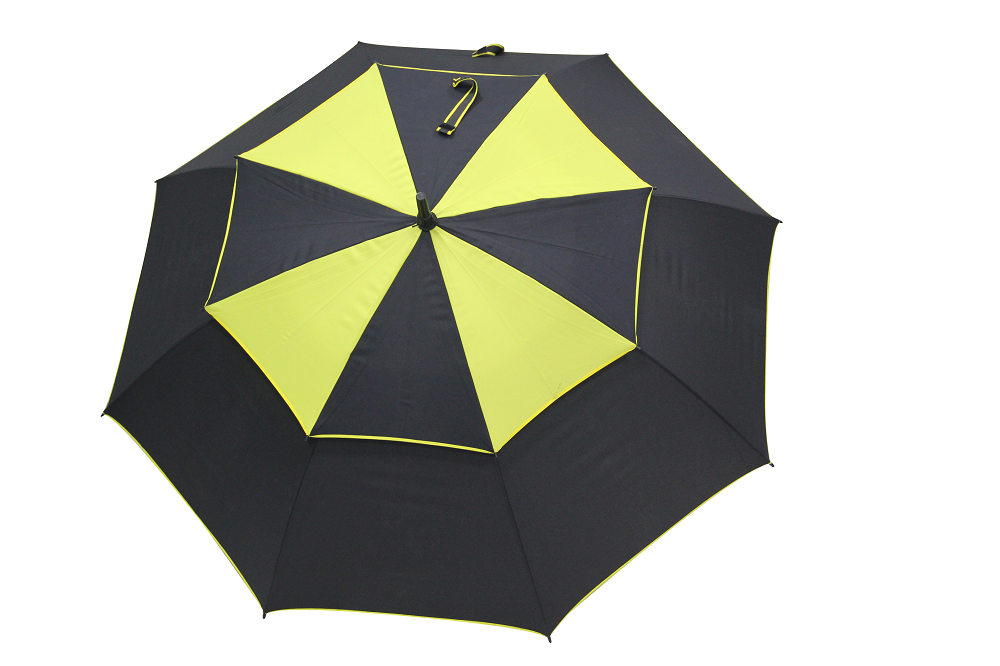 Fiberglass Straight RPET Eco-Friendly  Golf Umbrella Custom Printed Promotional Umbrella With Custom Logo For Adults