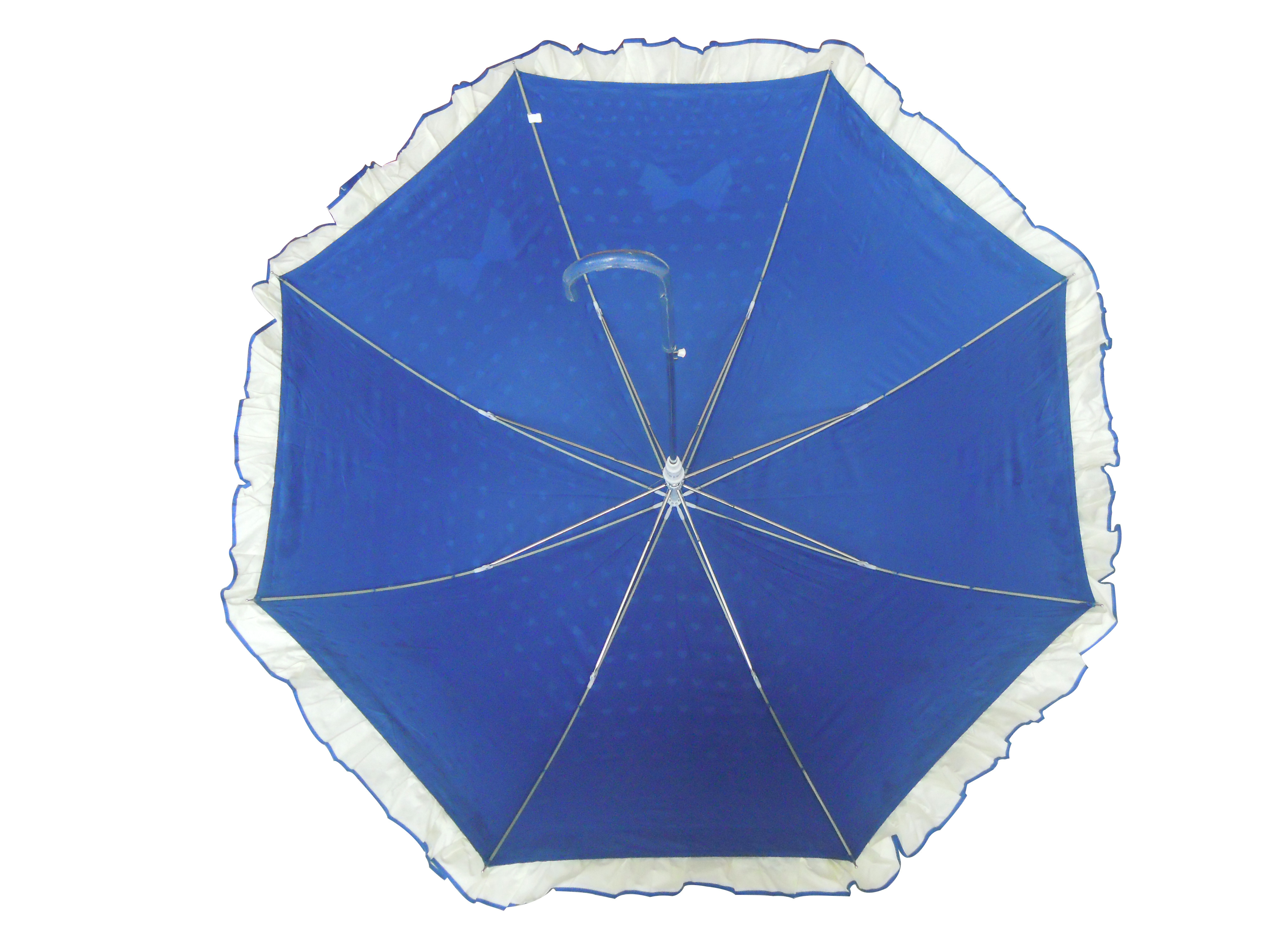 Factory Direct Supply Sunshade Female Fiberglass Automatic Long Handle Lace Princess Rain And Sunshine Stick Umbrella