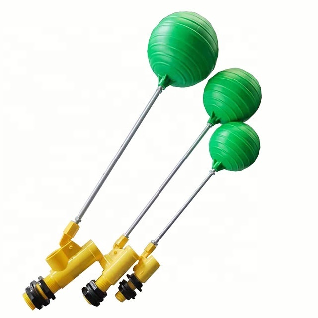 plastic water tank level controller plastic floating float ball valve with plastic ball