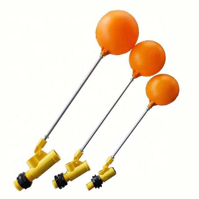 plastic water tank level controller plastic floating float ball valve with plastic ball