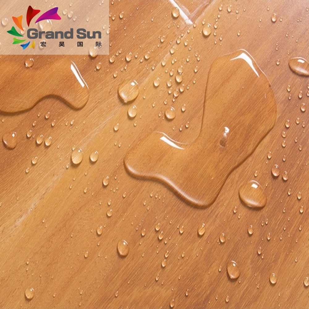 wood 12mm oak laminated flooring non slip mdf hdf floor economic cheap floor from China