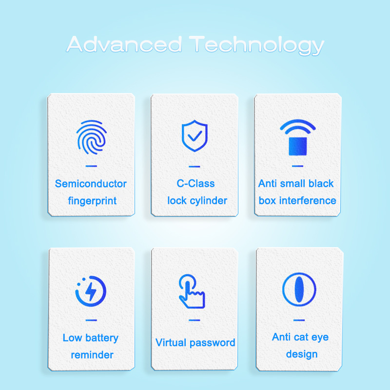 Kadonio New Arrival Statlock Deadbolt Security TTlock Smartsteps Electronic Smart Door Locks For Hotels