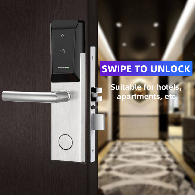 Kadonio High Security Electronic Card Key Smart Hotel Door Lock With RFID Management Software System