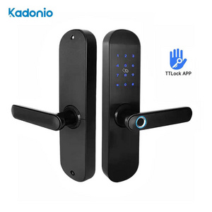 Kadonio Interior TTlock Smart Intelligent Fingerprint Password Deadbolt Door Locks Smart And Handles