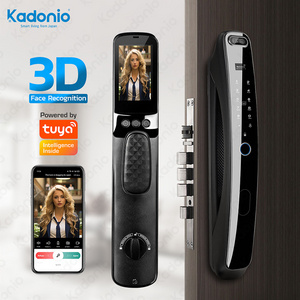 Kadonio Smart Door Lock with Electronic Keypad NFC 3D Face Recognition Digital Code and Key Fingerprint and WiFi