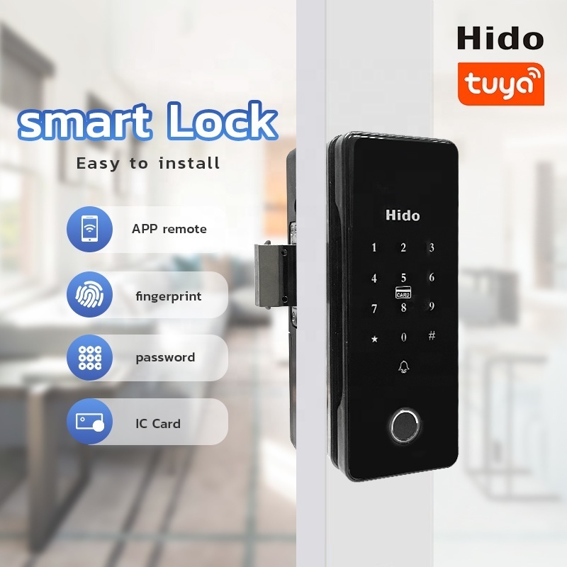 Hido Biometric Fingerprint Lock Sliding Door Wifi Password Tuya APP Door Lock Digital