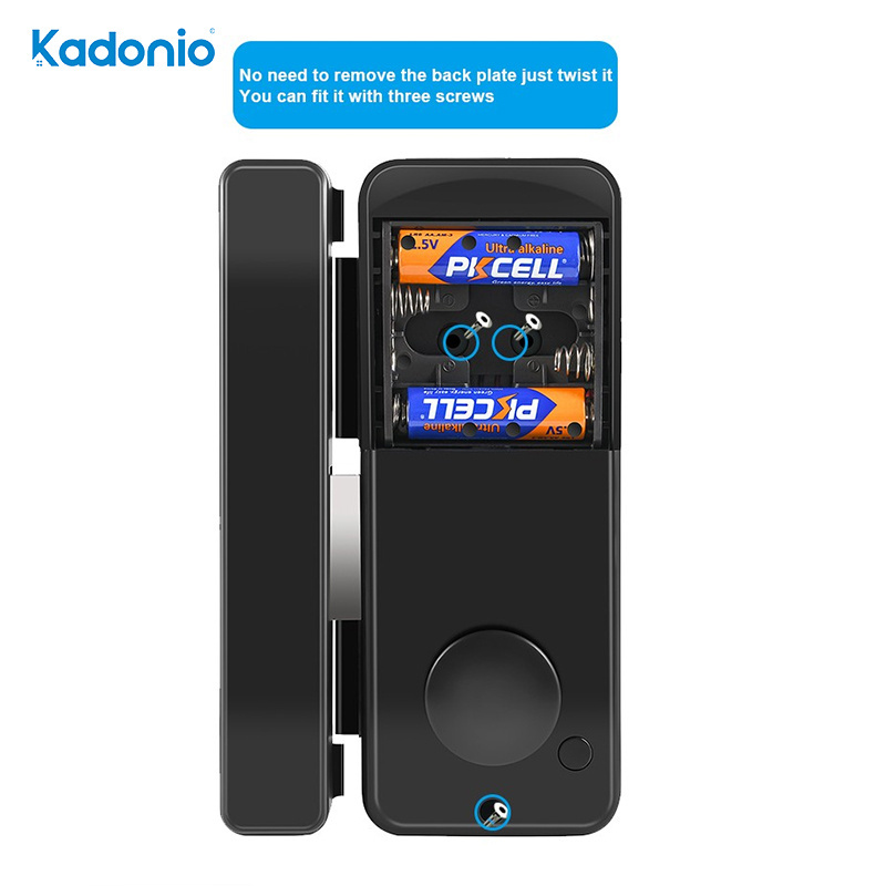 Kadonio Advance Technology Low Price Automatic Keyless Entry Glass Smart Hook Lock For Sliding Door