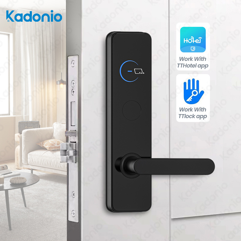 Kadonio Key Card Smart Hotel Door Lock TT Hotel System Smart Reasonable Price With Energy Saving Switch