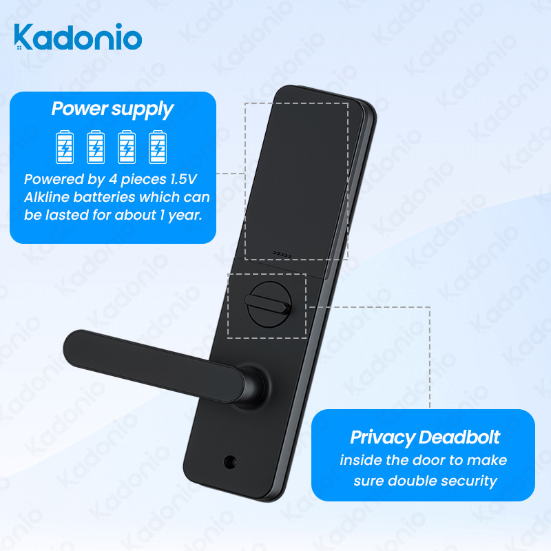 Kadonio Key Card Smart Hotel Door Lock TT Hotel System Smart Reasonable Price With Energy Saving Switch