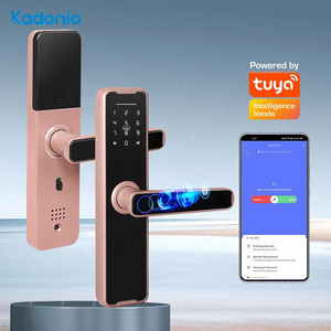 Kadonio Keyless Lock Door Tuya APP WIFI Password Biometric Fingerprint Digital Door Lock Smart Home