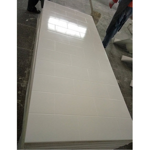 Good quality Classic hotel cultured Marble shower wall panel/shower surround