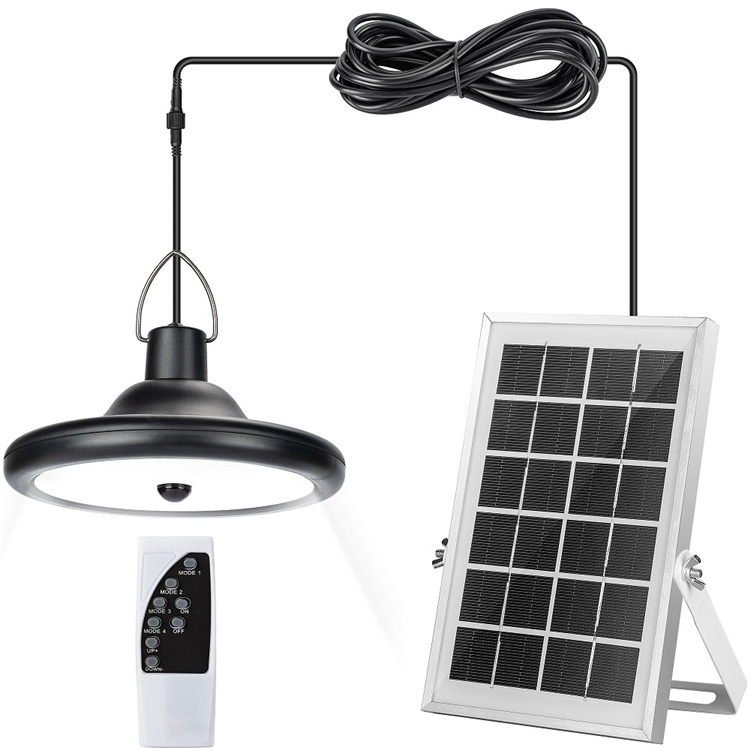 Solar Garden Light Solar Powered Remote Contral Indoor Outdoor Ufo Hanging Solar Pendant Lights Chandelier Lamp