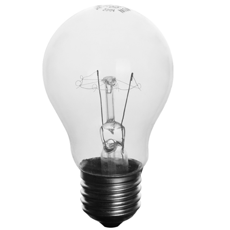 Good price incandescent lamp matte filament 60w 75w 100w incandescent bulb