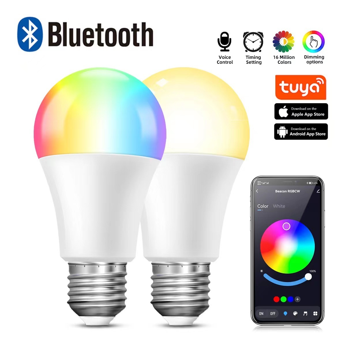 Led Light Bulb Smart Tuya Smart Led Bulb