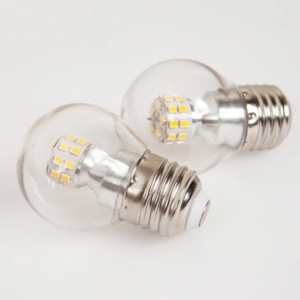 Screw Mini G45 Led Corn Bulb Light Plastic E27 Large Threaded Base Round Transparent Ball corn light led Bulb AC85-265V