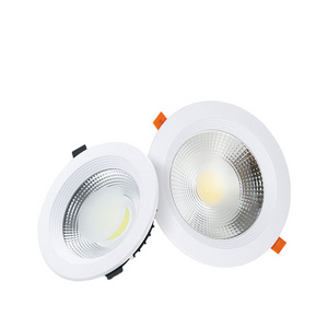 COB Trimless Recessed Down Light For Hotel Led Downlight Ceiling Spotlights